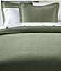 Color:Bay Leaf - Image 1 - Vintage Matelasse Block Pattered Cotton Bedspread