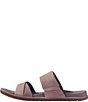 Color:Tawny Rose/Smoky Mauve - Image 4 - Go Anywhere Cross Strap Nubuck Leather Sandals