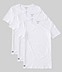 Color:White - Image 1 - Crew Neck Slim Fit Essential T-Shirts 3-Pack