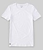 Color:White - Image 2 - Crew Neck Slim Fit Essential T-Shirts 3-Pack
