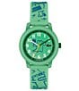 Color:Green - Image 1 - Kid's 12.12 Analog Green Silicone Strap Watch