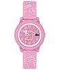 Color:Pink - Image 1 - Kid's 12.12 Analog Pink Silicone Strap Watch