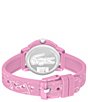 Color:Pink - Image 3 - Kid's 12.12 Analog Pink Silicone Strap Watch