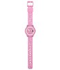 Color:Pink - Image 4 - Kid's 12.12 Analog Pink Silicone Strap Watch