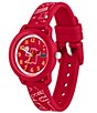 Color:Red - Image 2 - Kid's 12.12 Analog Red Silicone Strap Watch
