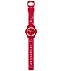 Color:Red - Image 4 - Kid's 12.12 Analog Red Silicone Strap Watch