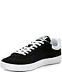 Color:Black/White - Image 4 - Men's Baseshot Suede Sneakers