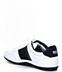 Color:White/Navy - Image 3 - Men's Chaymon Lace-Up Sneakers