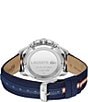 Color:Navy - Image 3 - Men's Toranga Dual Time Navy Nylon Strap Watch
