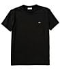 Color:Black - Image 1 - Pima Cotton Jersey Short-Sleeve T-Shirt