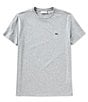Color:Silver Chine - Image 1 - Pima Cotton Jersey Short-Sleeve T-Shirt
