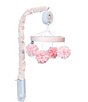 Color:Multi - Image 1 - Signature Botanical Baby Pink Floral Musical Baby Crib Mobile