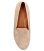 Color:Taupe Kid Suede - Image 6 - Carlow Suede Slip-On Platform Wedge Loafers