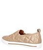 Color:Platino Quilted - Image 3 - Kamada Quilted Leather Slip-On Sneakers