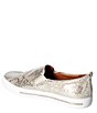 Color:Silver/Gold - Image 3 - Kamada Snake-Embossed Leather Sneakers