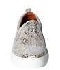 Color:Silver/Gold - Image 5 - Kamada Snake-Embossed Leather Sneakers