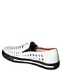 Color:White - Image 3 - Karsha Woven Leather Slip-On Sneakers