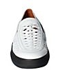 Color:White - Image 5 - Karsha Woven Leather Slip-On Sneakers