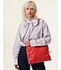Color:Tomato - Image 3 - Billie M Flap Crossbody Bag