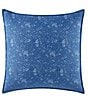 Color:China Blue - Image 6 - Elise Floral 6-Piece Comforter Set