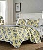 Color:Pale Yellow - Image 5 - Linley Floral Quilt Mini Set