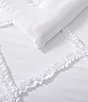 Color:White - Image 5 - Norah Solid Microfiber White Comforter Mini Set