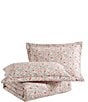 Color:Cherry Pink - Image 4 - Rowena Floral Reversible Pillow Sham