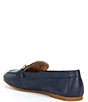 Color:Navy - Image 3 - Averi Nappa Leather Loafers
