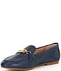Color:Navy - Image 4 - Averi Nappa Leather Loafers