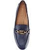 Color:Navy - Image 5 - Averi Nappa Leather Loafers
