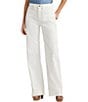 Color:White Wash - Image 1 - High-Rise Wide-Leg Jeans