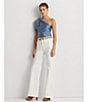 Color:White Wash - Image 6 - High-Rise Wide-Leg Jeans