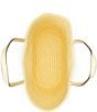 Color:T-bird Yellow - Image 3 - Lauren Ralph Solid Lauren Leather-Trim Straw Large Brie Tote Bag