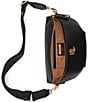 Color:Black - Image 3 - Marcy Leather Belt Bag