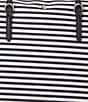 Color:Lierna Stripe/Black - Image 4 - Paisley Nylon Medium Keaton Tote Bag