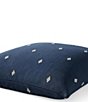 Color:Navy - Image 2 - Walker Cotton Dobby Decorative Throw Pillow