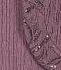Color:Iris - Image 5 - 3/4 Sleeve Crew Neck Embroidered 2-Piece Jacket Dress