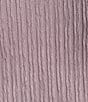 Color:Lavendar/Haze - Image 5 - Plus Size Crinkle Knit 3/4 Sleeve Embroidered Crew Neck 2-Piece Jacket Dress