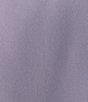 Color:Lavender Mist - Image 5 - Plus Size Round Neck 3/4 Sleeve Georgette Tonal Trim Evening 3-Piece Pant Set