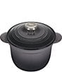 Color:Oyster - Image 1 - Cast Iron Rice Pot 2.25 Qt