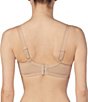 Color:Natural - Image 2 - Dream Tisha Full-Busted Contour Underwire U-Back Lace T-shirt Bra