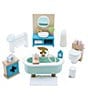 Color:Multi - Image 1 - Daisylane Bathroom Furniture Set for Dollhouse