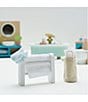 Color:Multi - Image 6 - Daisylane Bathroom Furniture Set for Dollhouse
