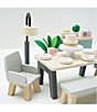 Color:Multi - Image 4 - Daisylane Dining Room Furniture Set for Dollhouse