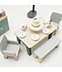 Color:Multi - Image 5 - Daisylane Dining Room Furniture Set for Dollhouse