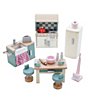 Color:Multi - Image 1 - Daisylane Kitchen Furniture Set for Dollhouse
