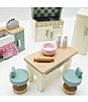 Color:Multi - Image 3 - Daisylane Kitchen Furniture Set for Dollhouse