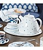 Color:White/Blue - Image 2 - Blue Bay Polka Dot Teapot