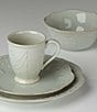 Color:Ice Blue - Image 2 - French Perle Scalloped Stoneware 4-Piece Place Setting