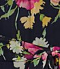 Color:Navy Multi - Image 3 - Sleeveless Crew Neck Floral Chiffon Maxi A-Line Dress